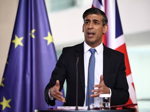 Prime Minister Rishi Sunak has been challenged on the defence spending commitment.