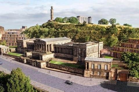 The 'west wing' of the proposed Royal High School hotel development is being dropped to try to persuade councillors to back the new plans.