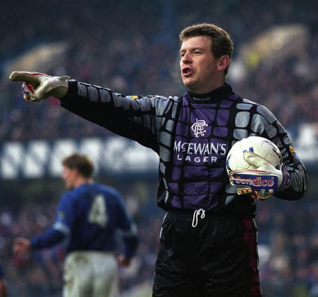 Goram during his time at Ibrox