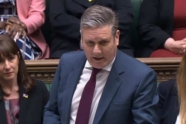Labour leader Sir Keir Starmer called out the 'misogyny' in parliament