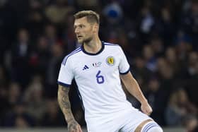 Scotland defender Liam Cooper picked up an injury during the 2-0 win over Gibraltar.