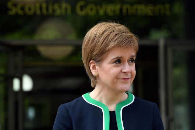 Nicola Sturgeon appears to believe that the UK would continue to pay Scottish pensions even after independence (Picture: Andy Buchanan/WPA pool/Getty Images)