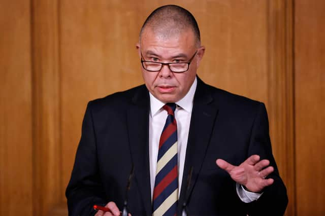 Jonathan Van-Tam has suggested masks are here to stay, which hasn't gone down well with Boris Johnson (Picture: John Sibley/AFP via Getty Images)