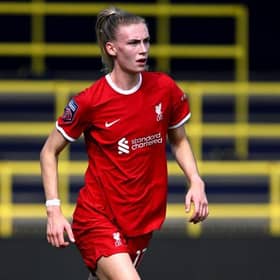 Jenna Clark will make her WSL debut this weekend (Photo by Nick Taylor/Liverpool FC/Liverpool FC via Getty Images)