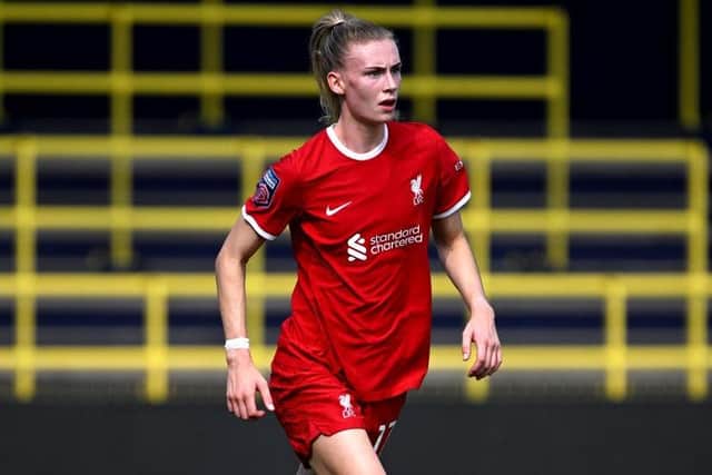 Jenna Clark will make her WSL debut this weekend (Photo by Nick Taylor/Liverpool FC/Liverpool FC via Getty Images)