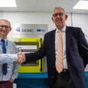 From left: Professor Marc Desmulliez, manager of the MDMC at Heriot-Watt, and Graham Watson, executive chair of InnoScot Health. Picture: contributed.