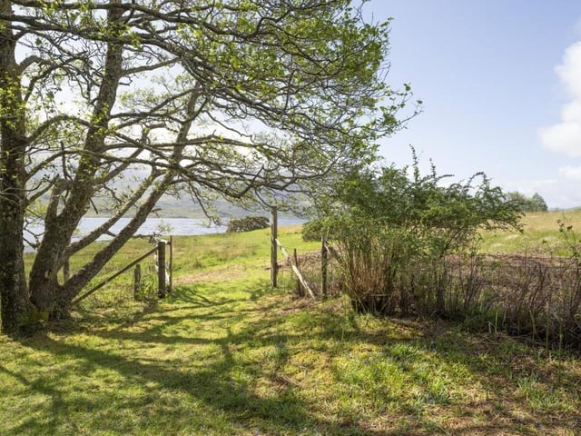 Gated entrance.