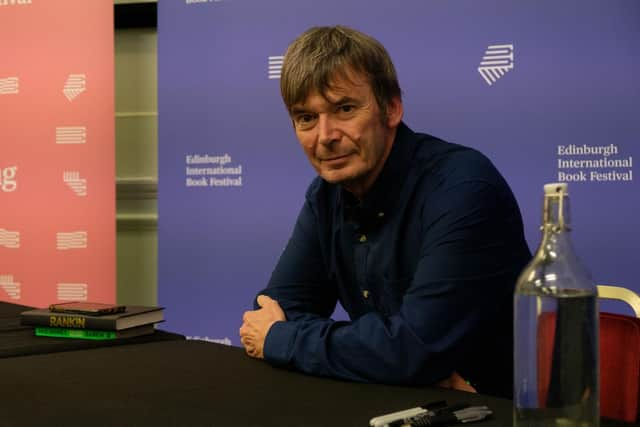 Ian Rankin was appearing at the book festival. Picture: Robin Mair