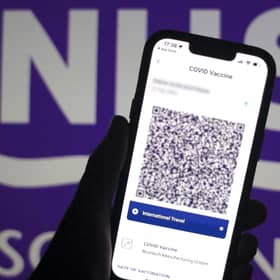 The vaccine passport app was available to download from last night.