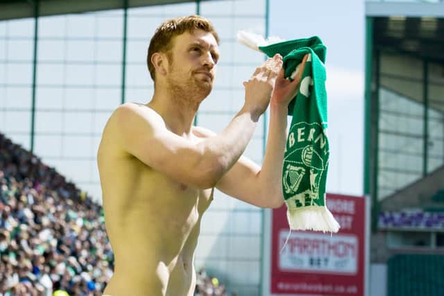 Despite being subjected to his share of stick from the fans Craig loved his time at Hibs