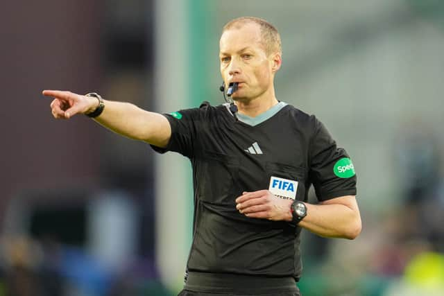 Referee Willie Collum will take charge of the Old Firm match between Celtic and Rangers this Saturday. (Photo by Simon Wootton / SNS Group)