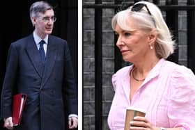 Jacob Rees-Mogg and Nadine Dorries are expected to attend (Pics: Leon Neal & Dan Kitwood/Getty Images)