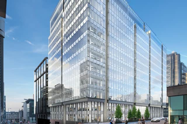 The 177 Bothwell Street development in Glasgow city centre is set to complete in autumn 2021. A large section has been pre-let to Virgin Money for its new headquarters, while HFD Group’s serviced offices business will occupy 65,000 square feet in the building.