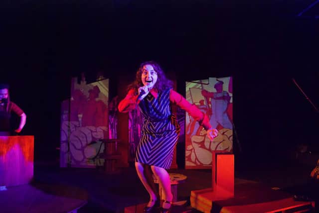 Janie Thomson as Aggy in Yes! Yes! UCS! PIC: Townsend Theatre Productions
