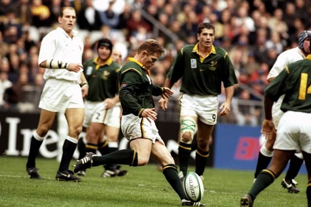 South Africa's Jannie de Beer famously saw off England with a plethora of drop goals at the 1999 World Cup.