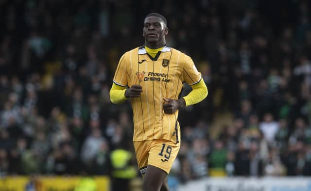 Joel Nouble could play for Celtic or Rangers, according to his Livingston manager David Martindale. (Photo by Craig Foy / SNS Group)