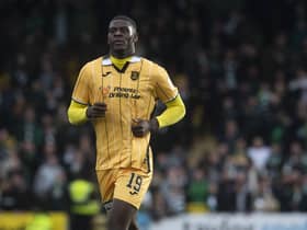 Joel Nouble could play for Celtic or Rangers, according to his Livingston manager David Martindale. (Photo by Craig Foy / SNS Group)
