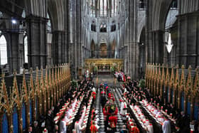 The UK feels like a secular society that turns to religion to help mark major events, such as Queen Elizabeth's funeral (Picture: Ben Stansall/pool/AFP via Getty Images)