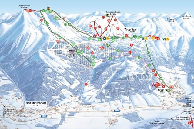 Tauplitz piste map