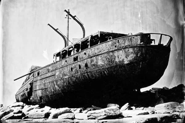 The Stern of the MV Plassey, Arran Islands, by Alex Boyd