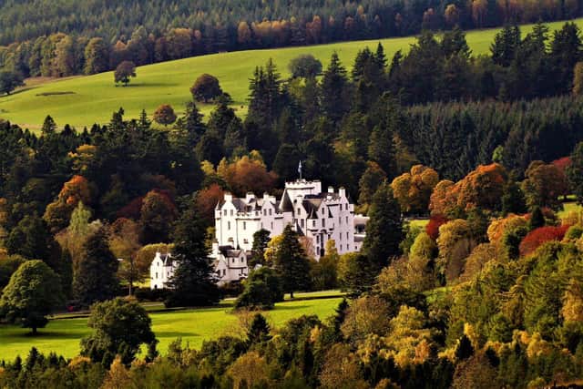 Blair Castle was built in 1269, sits in 145,000 acres of land, and is home to the 12th Duke of Atholl. Picture: contributed.