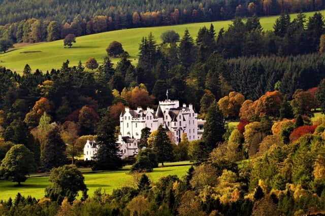 Blair Castle was built in 1269, sits in 145,000 acres of land, and is home to the 12th Duke of Atholl. Picture: contributed.