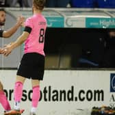 Inverness' Sean Welsh celebrates with David Carson. (Photo by Mark Scates / SNS Group)