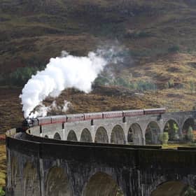The Jacobite train crossing the Glenfinnan viaduct, which operator West Coast Railways had said was threatened by the cost of safety improvements. (Photo by West Coast Railways)