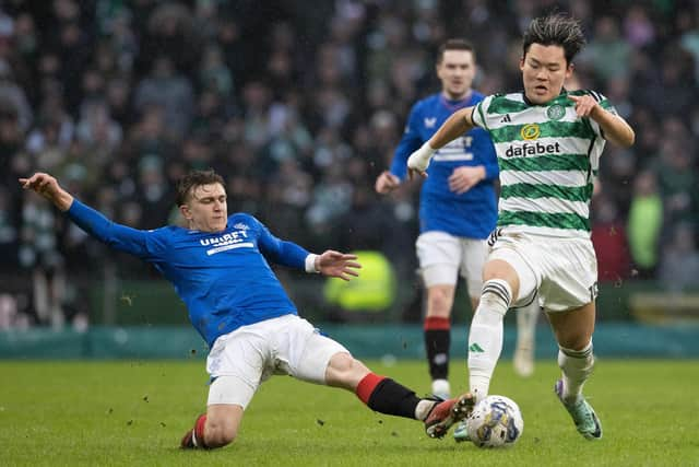 Ridvan Yilmaz, left, is an injury doubt for Rangers against Celtic.