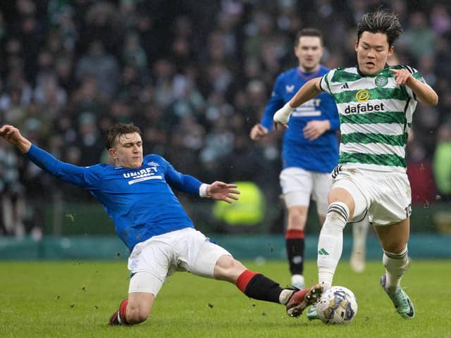Ridvan Yilmaz, left, is an injury doubt for Rangers against Celtic.