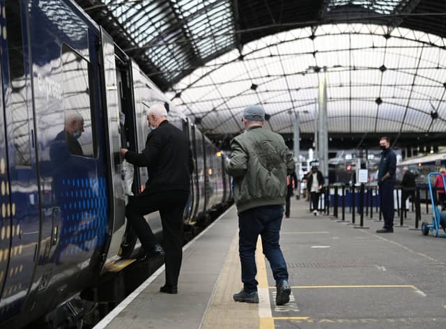 ScotRail has been forced to cancel some 400 services since Saturday because of Covid-related absences. Picture: John Devlin