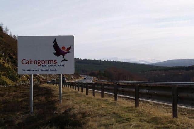 Dorback estate sits in the western side of the Cairngorms National Park 