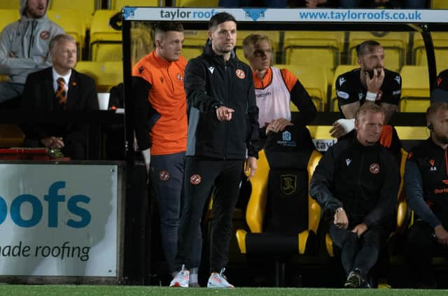 Liam Fox guided Dundee United to a 2-1 win over Livingston.