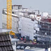 One of two Caledonian Macbrayne ferries being built in the Ferguson Marine shipyard in Port Glasgow, Inverclyde. Picture: PA