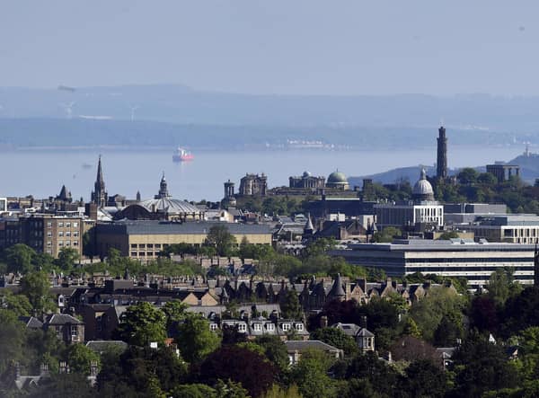 Edinburgh currently leads the way for million-pound properties.