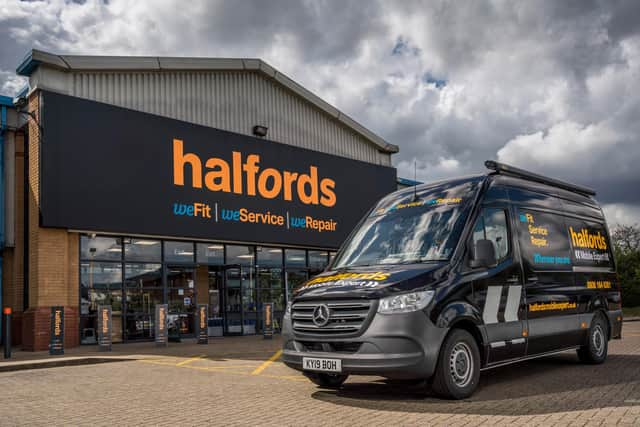 Halfords retail sales jumped 14.6 per cent on a like-for-like basis, helped by a 54 per cent surge for bikes, while its Autocentres car servicing and repair chain enjoyed a 9.7 per cent hike. Picture: Tim Andrew/Halfords