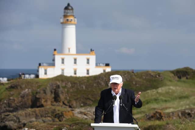 Donald Trump purchased the world-famous Turnberry resort in a cash deal in 2014. Picture: PA