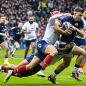 Ben White's try against France was cited by Pete Horne as an example of Scotland profiting from a turnover attack after creating unstructured play. (Photo by Craig Williamson / SNS Group)