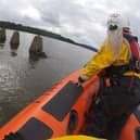 The man was rescued by lifeboat crews. Picture: Kinghorn RNLI