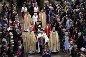 King Charles III and Queen Camilla walk in the Coronation Procession at Westminster Abbey on May 6, 2023 (Photo by Kirsty Wigglesworth  - WPA Pool/Getty Images)