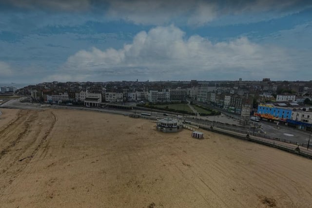 Margate is ranked 13th. Made famous by the Chaz n' Dave song, it is a popular seaside resort.