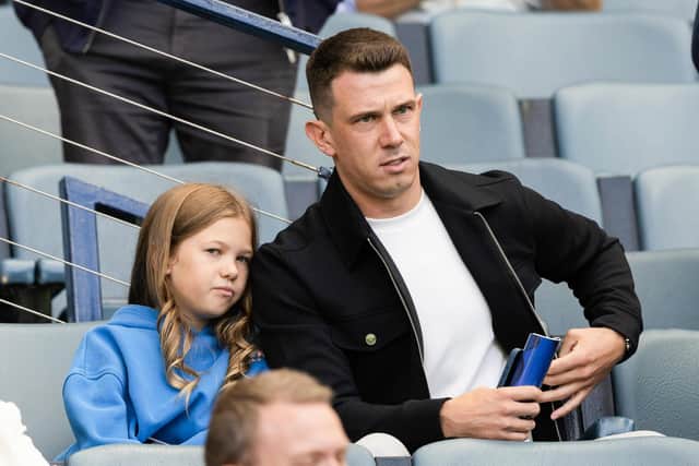 Former Rangers player Ryan Jack watches on at Hampden. (Photo by Craig Williamson / SNS Group)