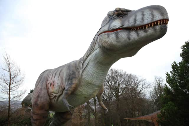 A tyrannosaurus rex will be part of Edinburgh Zoo's new dinosaurs exhibition.