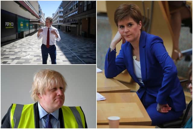 The First Minister expressed exasperation at the news that Keir Starmer had challenged Boris Johnson to a press up challenge.