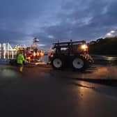 Kinghorn RNLI Lifeboat’s volunteer crew was called out on Monday afternoon to evacuate a sick crew member from a product tanker anchored off Kirkcaldy.