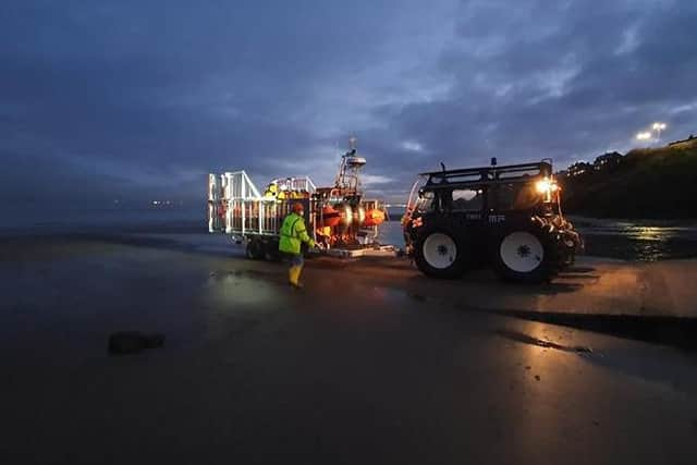 Kinghorn RNLI Lifeboat’s volunteer crew was called out on Monday afternoon to evacuate a sick crew member from a product tanker anchored off Kirkcaldy.