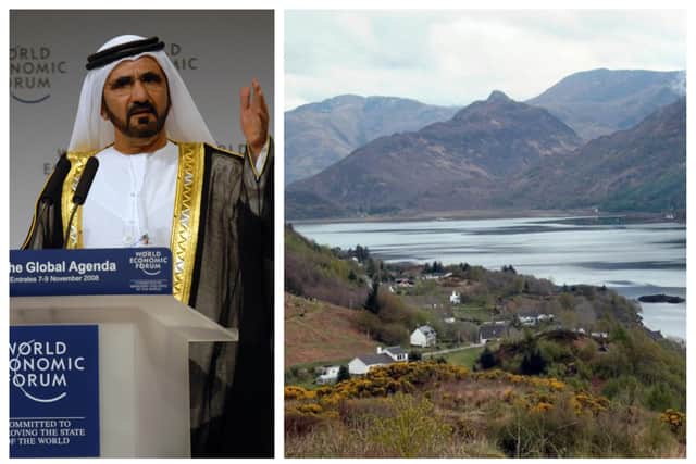 Sheikh Mohammed bin Rashid Al Maktoum of Dubai wants to build a new six-bedroom lodge at Inverinate, Wester Ross, with his neighbours left 'devastated' after the Scottish Government planning reporter said he was minded to approve the plan. PIC: Creative Commons/geograph.org/John S Ross.