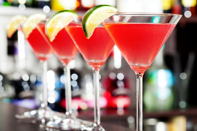 For the perfect sweet and sour Cosmopolitan used a cocktail shaker to mix 45ml lemon vodka, 15ml triple sec, 30ml cranberry juice and 10ml lime juice. Then pour into a martini glass and garnish with either orange zest or a slice of lime.
