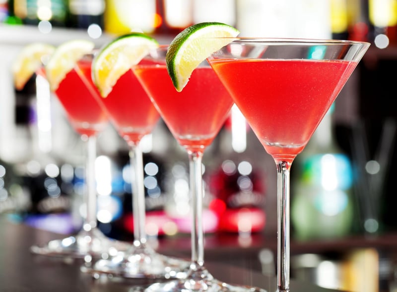 For the perfect sweet and sour Cosmopolitan used a cocktail shaker to mix 45ml lemon vodka, 15ml triple sec, 30ml cranberry juice and 10ml lime juice. Then pour into a martini glass and garnish with either orange zest or a slice of lime.