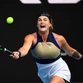 Big-hitting Aryna Sabalenka, the seventh seed from Belarus, faces Serena Williams for the first time in her bid to reach the Australian Open quarter-final. Picture: William West/Getty